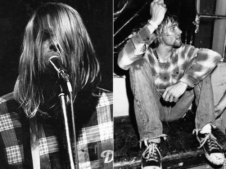Figura característica do grunge: Kurt Cobain